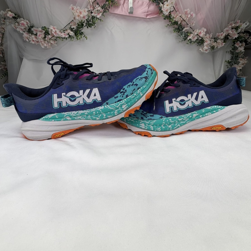 Hoka One One Speedgoat 6 Women's Size 9.5B Running Shoes Blue‎ Purple